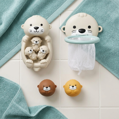 Set de Juego para el Baño de Nutrias – 5 Piezas