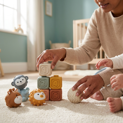 Set 2 en 1 de Aprendizaje para Bebés – 12 Piezas